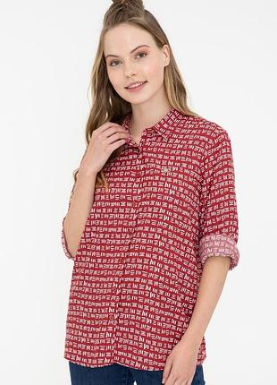 Us polo assn жіноча блузка, блуза, сорочка , жіноча сорочка з орнаментом