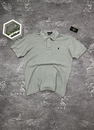 Сіре чоловіче поло polo ralph lauren оригінал теніска