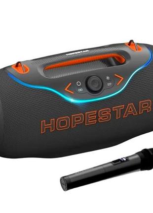 Портативная bluetooth-колонка hopestar a6 серый bluetooth карта памяти
