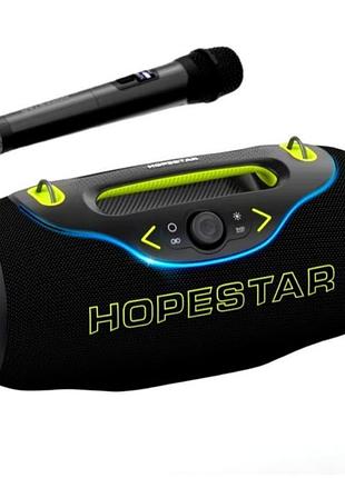 Портативная bluetooth-колонка hopestar a6 черный bluetooth 3.5 мм карта памяти противоударная