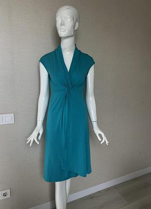 Красиве бірюзове трикотажне плаття ellen eisemann