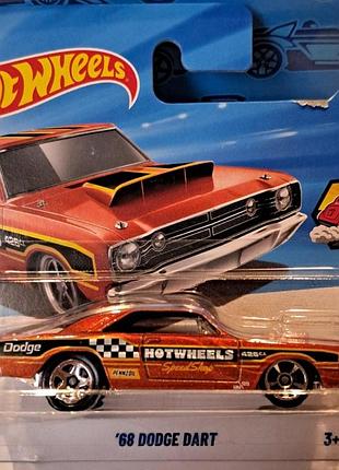 Hot wheels 2026 drag racers '68 dodge dart 5/10 104/250 jjj63 додж дарт машинки базові колекційні хот вілс