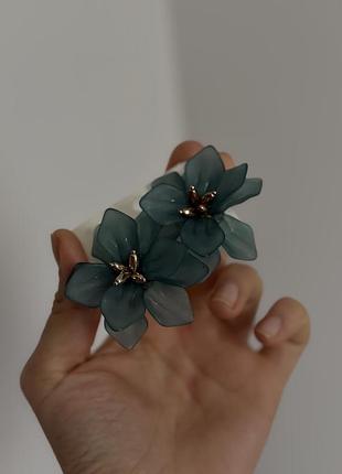 Сережки квіти