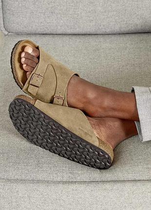 Ортопедичні замшеві сланці шльопанці birkenstock zurich