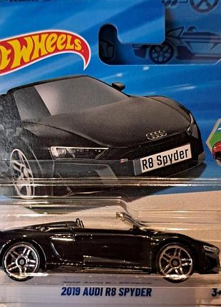 Hot wheels 2026 drop tops 2019 audi r8 spyder 4/5 130/250 jjj84 ауді спайдер машинки базові колекційні хот віл