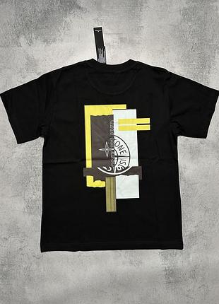 Футболка stone island з великим логотипом