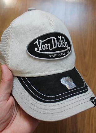 Унисекс кепка бейсболка von dutch - trucker ottawa cap