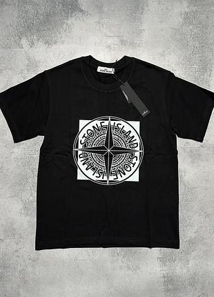 Футболка stone island з великим логотипом
