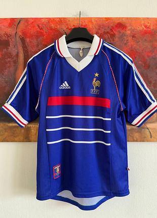 Винтажная футбольная майка 1998-1999 france fc adidas оригинал размер s