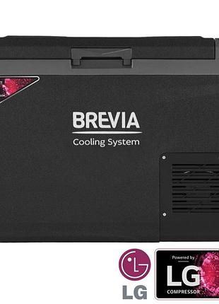 Холодильник автомобильный brevia 37л (компрессор lg) 23355