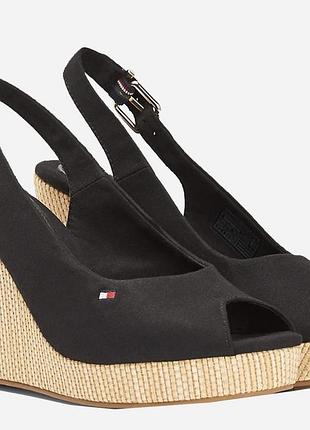 Tommy hilfiger iconic elena  босоножки на платформе  оригинал босоножки на танкетке,на платформе босоніжки на танкетці оригінальні томми,томмі,томі