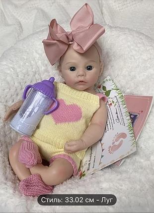 Лялечка з литого силікону reborn 4