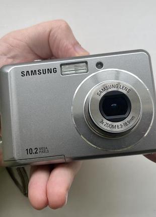 Фотоаппарат цифровий y2k компактна камера 2000х samsung es15