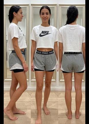 Стильный спортивный комплект nike (оригинал) - футболка и двойные шорты ✨
отличный вариант как для активных тренировок (фитнес, бег, зал),