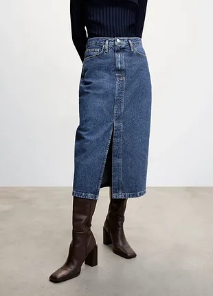 Юбка h&m джинсовая, спідниця джинсова