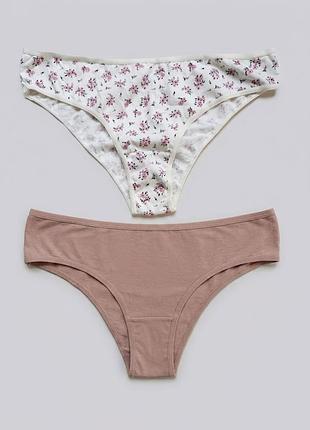 Комплект із 2 трусиків primark (розмір s (євро 38-40)