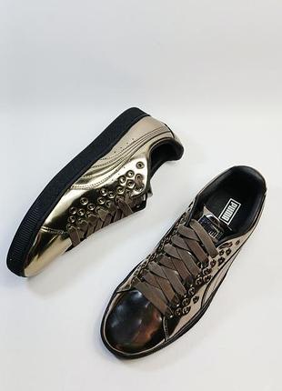 Оригінальні кросівки кроссовки puma  basket xl lace metal 'gold'