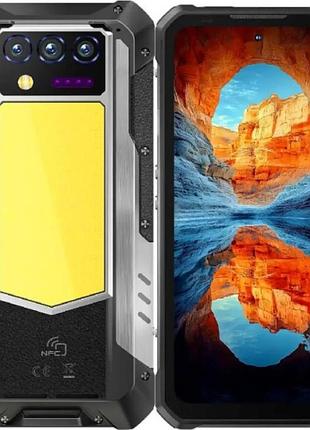 Смартфон oukitel wp100 titan 12/512gb black, nfc, ip69k, 200+20+2/32мп, ips 6,8", dimensity 7300, 33000маh