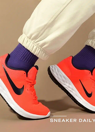 Nike revolution 6 «bright crimson obsidian’ оригинальные кроссовки