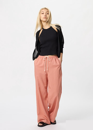 Брюки из льняной смеси uniqlo (473791)