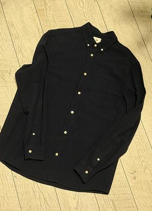 Сорочка рубашка чоловіча hm h&m розмір m regular fit з довгим рукавом