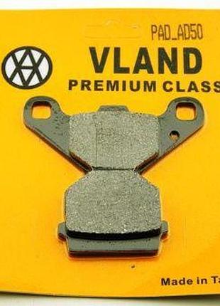 Колодки тормозные передние (дисковый тормоз) suzuki lets/ad50 (vland тайвань)