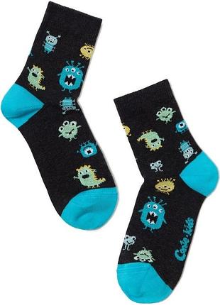 Носки детские conte-kids tip-top (394) 18 (27-29), черный