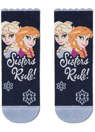 Носки детские conte-kids disney frozen (428) 18 (27-29), темно-синий