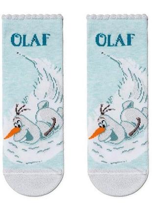 Шкарпетки дитячі conte-kids disney frozen 19с-5спм (427) 22 (33-35), блідо-бірюзовий