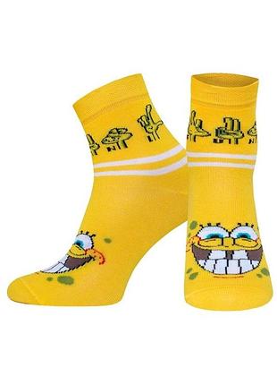 Носки детские брестские spongebob 3074 (733) 23-24 (36-38), ярко-желтый