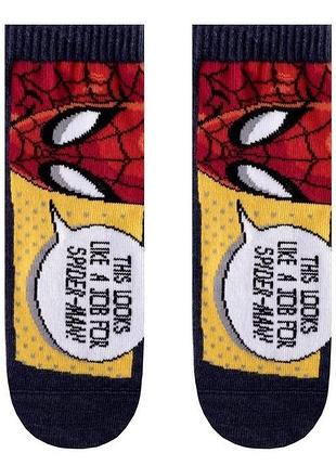 Носки детские conte-kids marvel (358) 17с-133спм короткие 16 (24-26), темно-синий