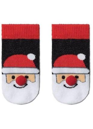 Носки детские conte-kids новогодние (446) 19с-75сп 13-14 (21-23), черный