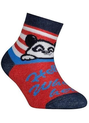 Шкарпетки дитячі conte-kids sof-tiki (229) махрові 14 (21-23), червоний