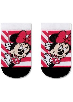 Шкарпетки дитячі conte-kids disney 17с-127/1спм (340) короткі 12 (18-20), малиновий