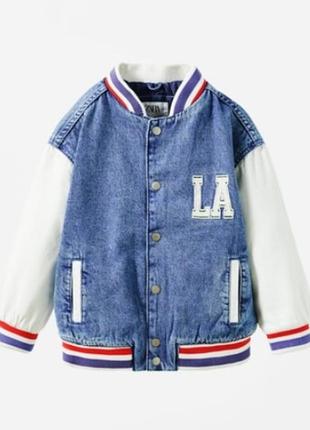 Джинсова куртка, курточка для хлопчика zara 11-12 років