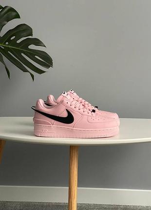 😍 женские кроссовки nike air force x ambush pink
