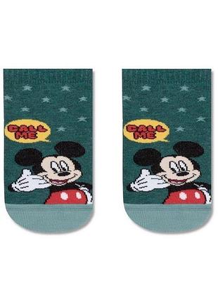 Шкарпетки дитячі conte-kids disney 17с-127спм (351) короткі 16 (24-26), темно-бірюзовий