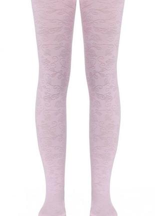 Колготки детские праздничные rosanna 128-134, light pink
