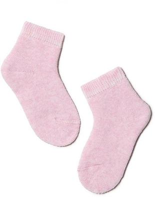 Шкарпетки дитячі conte-kids sof-tiki 7с-46сп (000) махрові 10 (16-17), світло-рожевий