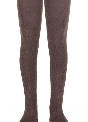 Колготки детские conte-kids class (300) тонкие 140-146, кофейный