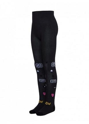 Колготки детские conte-kids tip-top (443) 150-152, графит
