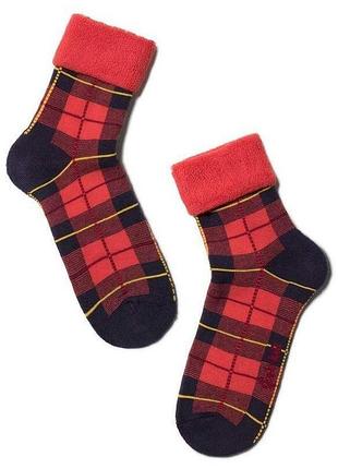 Носки детские conte-kids sof-tiki (224) махровые с отворотом 22 (33-35), красный