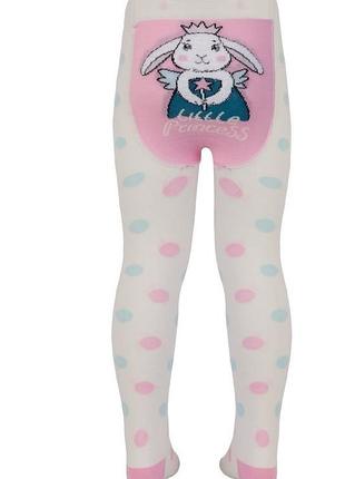 Колготки детские conte-kids tip-top (490) 18с-281сп веселые ножки 80-86, молочный