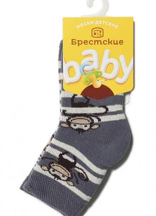 Носки детские брестские baby 3060 (498) махровые 11-12 (18-20), серый