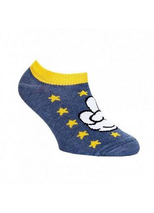 Носки детские conte-kids active 17с-87сп (330) ультракороткие 16 (24-26), джинс