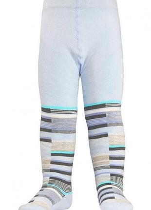 Колготки детские conte-kids sof-tiki (389) махровые 62-74, светло-голубой