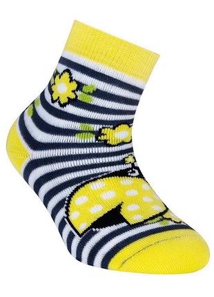 Носки детские conte-kids sof-tiki (246) махровые 12 (18-20), желтый