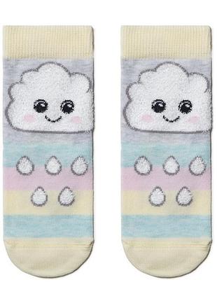 Носки детские conte-kids tip-top (424) 18с-267сп ’тучка’ 20 (30-32), светло-серый