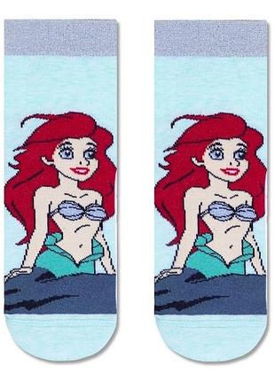 Носки детские conte-kids disney 17с-138спм (385) принцессы 22 (33-35), бледно-бирюзовый