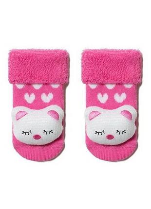 Носки детские conte-kids sof-tiki (402) махровые 10 (16-17), розовый